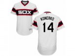 Chicago White Sox #14 Paul Konerko White Flexbase Authentic Collection MLB Jersey