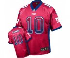 New York Giants #10 Eli Manning Elite Red Drift Fashion Football Jersey