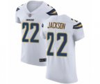 Los Angeles Chargers #22 Justin Jackson White Vapor Untouchable Elite Player Football Jersey