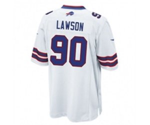 Buffalo Bills #90 Shaq Lawson Game White NFL Jersey