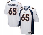 Denver Broncos #65 Gary Zimmerman Game White Football Jersey