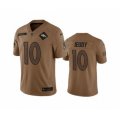Denver Broncos #10 Jerry Jeudy 2023 Brown Salute To Service Limited Football Stitched Jersey