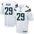 Los Angeles Chargers #29 Craig Mager Game White NFL Jersey