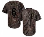 Pittsburgh Pirates #6 Starling Marte Authentic Camo Realtree Collection Flex Base Baseball Jersey