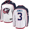 Columbus Blue Jackets #3 Seth Jones Fanatics Branded White Away Breakaway NHL Jersey