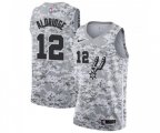 San Antonio Spurs #12 LaMarcus Aldridge White Swingman Jersey - Earned Edition