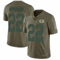 Green Bay Packers #22 Aaron Ripkowski Limited Olive 2017 Salute to Service NFL Jersey