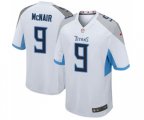 Tennessee Titans #9 Steve McNair Game White Football Jersey