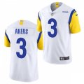 Los Angeles Rams #3 Cam Akers 2021 Nike White Modern Throwback Vapor Limited Jersey