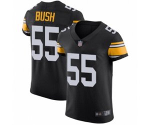 Pittsburgh Steelers #55 Devin Bush Black Alternate Vapor Untouchable Elite Player Football Jersey