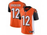 Cincinnati Bengals #12 Alex Erickson Orange Alternate Vapor Untouchable Limited Player NFL Jersey