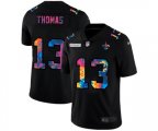 New Orleans Saints #13 Michael Thomas Multi-Color Black 2020 NFL Crucial Catch Vapor Untouchable Limited Jersey