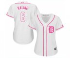 Women's Detroit Tigers #6 Al Kaline Authentic White Fashion Cool Base Baseball Jersey