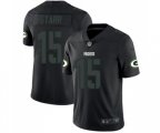 Green Bay Packers #15 Bart Starr Limited Black Rush Impact Football Jersey