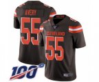 Cleveland Browns #55 Genard Avery Brown Team Color Vapor Untouchable Limited Player 100th Season Football Jersey
