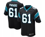 Carolina Panthers #61 Matt Paradis Game Black Team Color Football Jersey