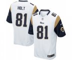 Los Angeles Rams #81 Torry Holt Game White Football Jersey