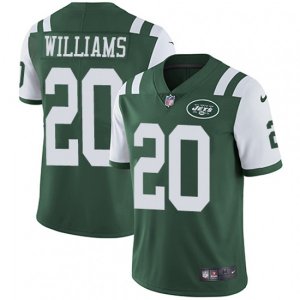 New York Jets #20 Marcus Williams Green Team Color Vapor Untouchable Limited Player NFL Jersey