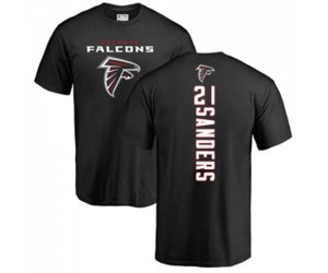 Atlanta Falcons #21 Deion Sanders Black Backer T-Shirt