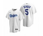 Los Angeles Dodgers Corey Seager Nike White Replica Home Jersey