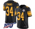 Pittsburgh Steelers #34 Terrell Edmunds Limited Black Rush Vapor Untouchable 100th Season Football Jersey