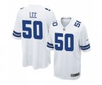 Dallas Cowboys #50 Sean Lee Game White Football Jersey