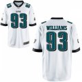 Philadelphia Eagles #93 Milton Williams Nike White Vapor Limited Jersey