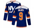 New York Islanders #9 Clark Gillies Authentic Blue Alternate NHL Jersey