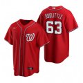 Nike Washington Nationals #63 Sean Doolittle Red Alternate Stitched Baseball Jersey