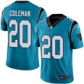 Carolina Panthers #20 Kurt Coleman Limited Blue Rush Vapor Untouchable NFL Jersey