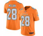 Miami Dolphins #28 Bobby McCain Limited Orange Rush Vapor Untouchable Football Jersey