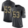 Oakland Raiders #53 NaVorro Bowman Limited Black 2016 Salute to Service NFL Jersey