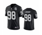 Las Vegas Raiders #98 Maxx Crosby Black 2020 Inaugural Season Vapor Limited Jersey