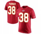 Kansas City Chiefs #38 Ron Parker Red Rush Pride Name & Number T-Shirt