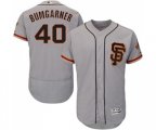 San Francisco Giants #40 Madison Bumgarner Grey Alternate Flex Base Authentic Collection Baseball Jersey