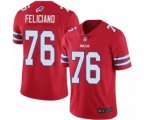 Buffalo Bills #76 Jon Feliciano Limited Red Rush Vapor Untouchable Football Jersey