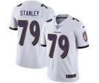 Baltimore Ravens #79 Ronnie Stanley White Vapor Untouchable Limited Player Football Jersey