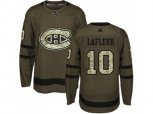 Montreal Canadiens #10 Guy Lafleur Green Salute to Service Stitched NHL Jersey