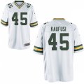Green Bay Packers #45 Bronson Kaufusi Nike White Vapor Limited Player Jersey