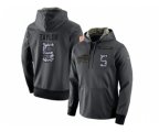 Buffalo Bills #5 Tyrod Taylor Stitched Black Anthracite Salute to Service Player Performance Hoodie