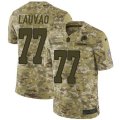 Washington Redskins #77 Shawn Lauvao Burgundy Limited Camo 2018 Salute to Service NFL Jersey