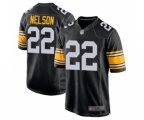 Pittsburgh Steelers #22 Steven Nelson Game Black Alternate Football Jersey