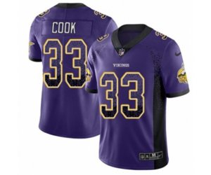Minnesota Vikings #33 Dalvin Cook Limited Purple Rush Drift Fashion NFL Jersey