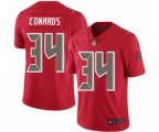 Tampa Bay Buccaneers #34 Mike Edwards Limited Red Rush Vapor Untouchable Football Jersey