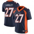 Denver Broncos #27 Brendan Langley Navy Blue Alternate Vapor Untouchable Limited Player NFL Jersey