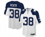 Dallas Cowboys #38 Jeff Heath Game White Throwback Alternate Football Jersey