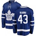 Toronto Maple Leafs #43 Nazem Kadri Fanatics Branded Royal Blue Home Breakaway NHL Jersey