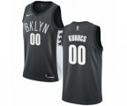 Brooklyn Nets #00 Rodions Kurucs Authentic Gray NBA Jersey Statement Edition