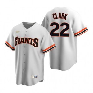 Nike San Francisco Giants #22 Will Clark White Cooperstown Collection Home Stitched Baseba