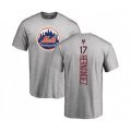 New York Mets #17 Keith Hernandez Ash Backer T-Shirt